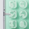 2 Pcs Soft Silicone Animal Wall Protector Transparent Doors Stop Muffler Door Handle Bumper  Fridge