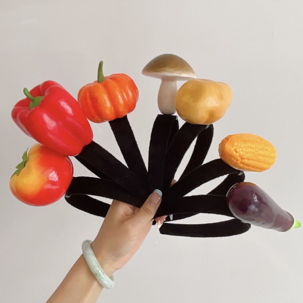 Banana Simulated Food Hair Hoop Tomato Vegetable Hair Bands Funny Fruits Headband Female/Girls