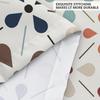Шторка для душа в стиле Mid Century Modern, Геометрический абстрактный набор для декора ванной комнаты с крючками, Водонепроницаемый моющийся ретро-тканевый декор