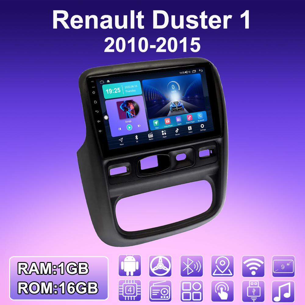 2 DIN Android Carplay автомобильное радио для Renault Duster 1 2010-2015 мультимедийный проигрыватель головное устройство стерео GPS навигация BT WIFI 2+32 ГБ