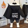 Boys' Trendy Fleece-Lined Jacket - 2025 Autumn/Winter Street Style, Thickened Cotton Padding
