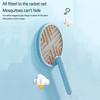 USB Rechargeable Mosquito Racket Insect Killer Foldable Fly Swatter Trap  Household