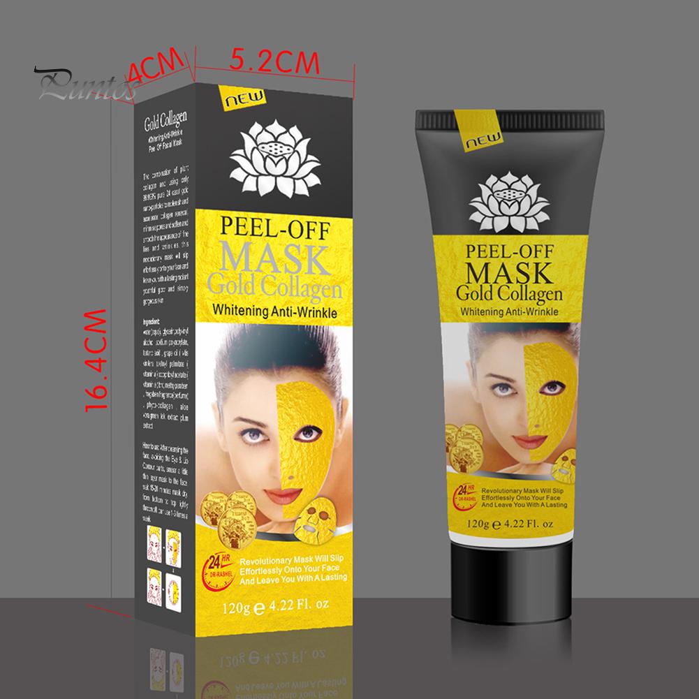 Puntos Skin Care Gold Collagen Peel Off Face Mask Anti Aging Wrinkle Blackhead Remove
