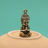 Tathagata Buddha Pendant Brass Antique Style Car Keychain Pendant