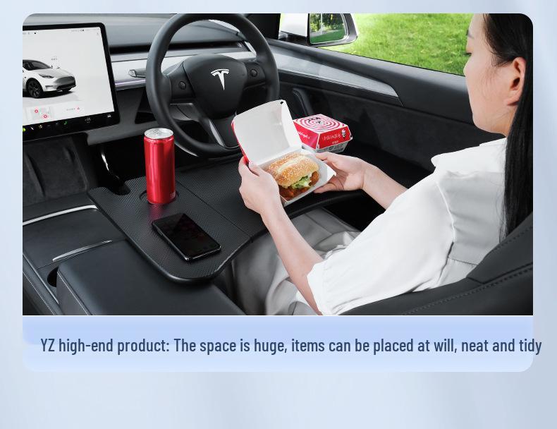 Tesla Model 3/Y Refresh Multifunctional Foldable Car Tray/Table