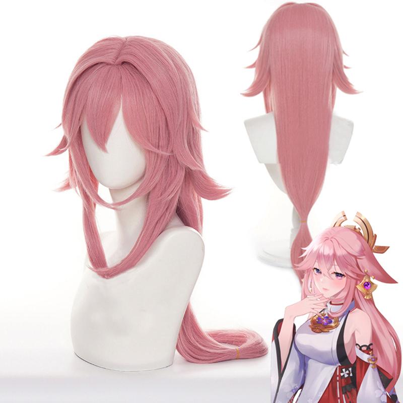 Игра Косплей Yae Miko Guuji Yae костюмы униформа парик женские костюмы для Хэллоуина платье костюм