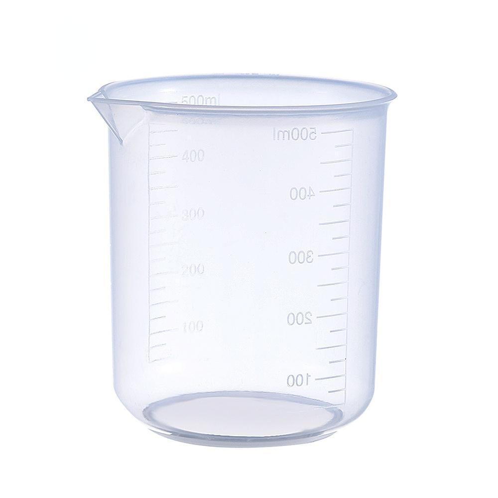 6Pcs/set 20ml/30ml/50ml/250ml/500ml/1000ml Clear Plastic Graduated Measuring Cup for Baking Beaker Liquid Measure Jug Cup Container