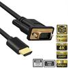 HDMI-совместимый переходник-конвертер кабеля, совместимый с полной системой из ПВХ и VGA