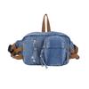 Винтажная джинсовая нагрудная сумка женская спортивная на плечо кроссбоди поясная сумка сумка для мобильного телефона