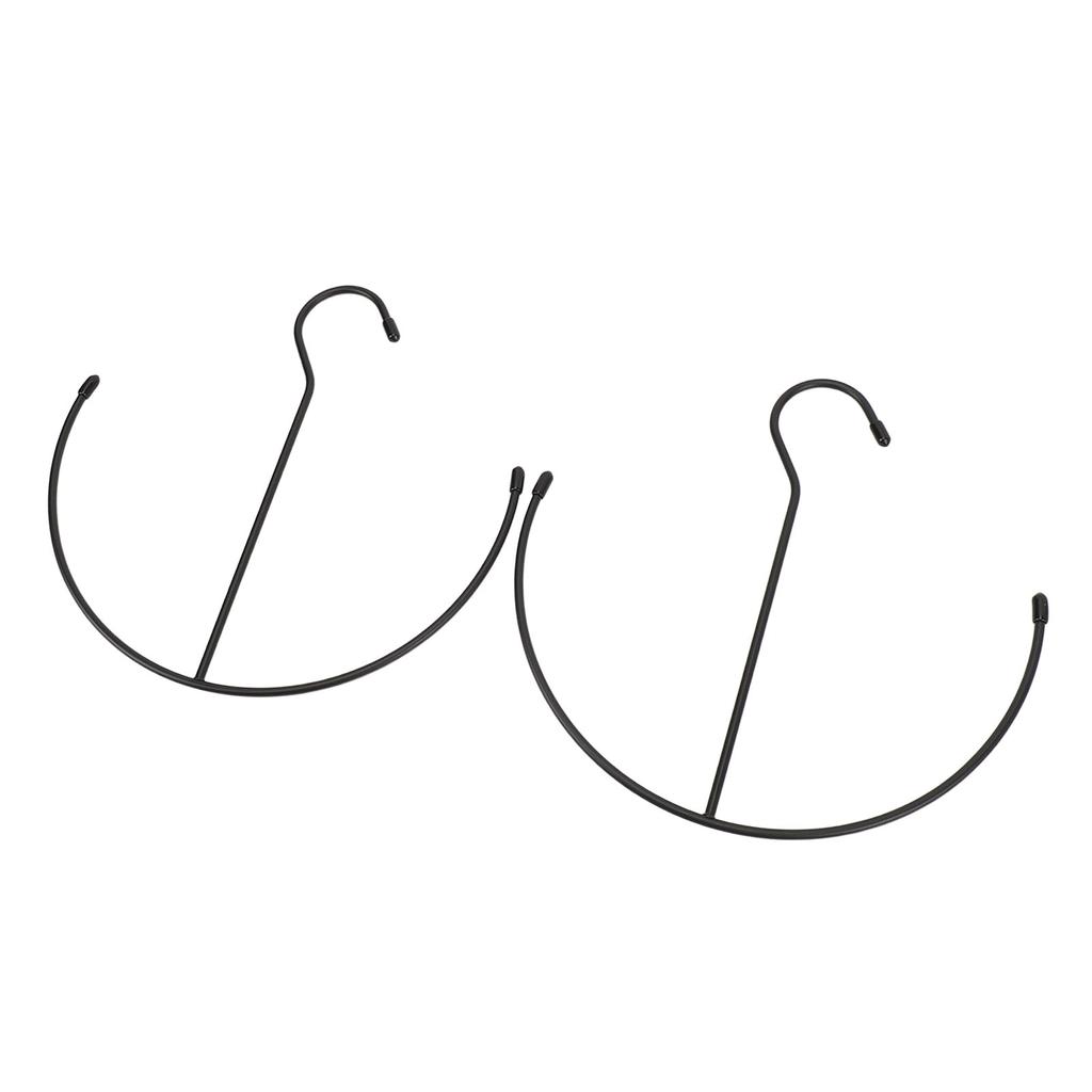 2 шт. вешалки для шляп для шкафа, плоская якорная форма, держатель для шляп, органайзер, черный цвет