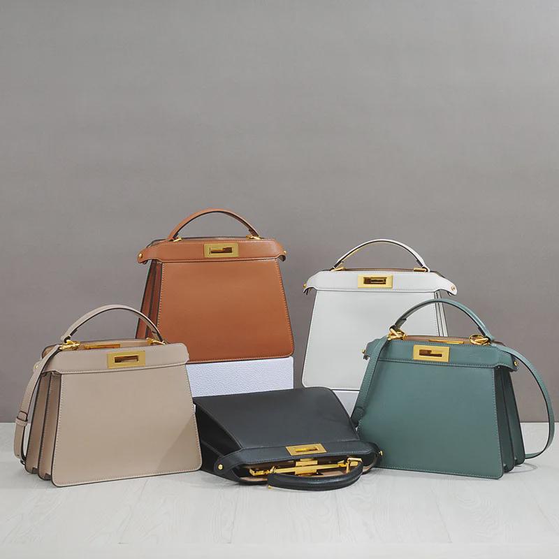 Универсальная кожаная сумка для котят: Весна/Лето Большая вместительная многослойная сумка и сумка через плечо