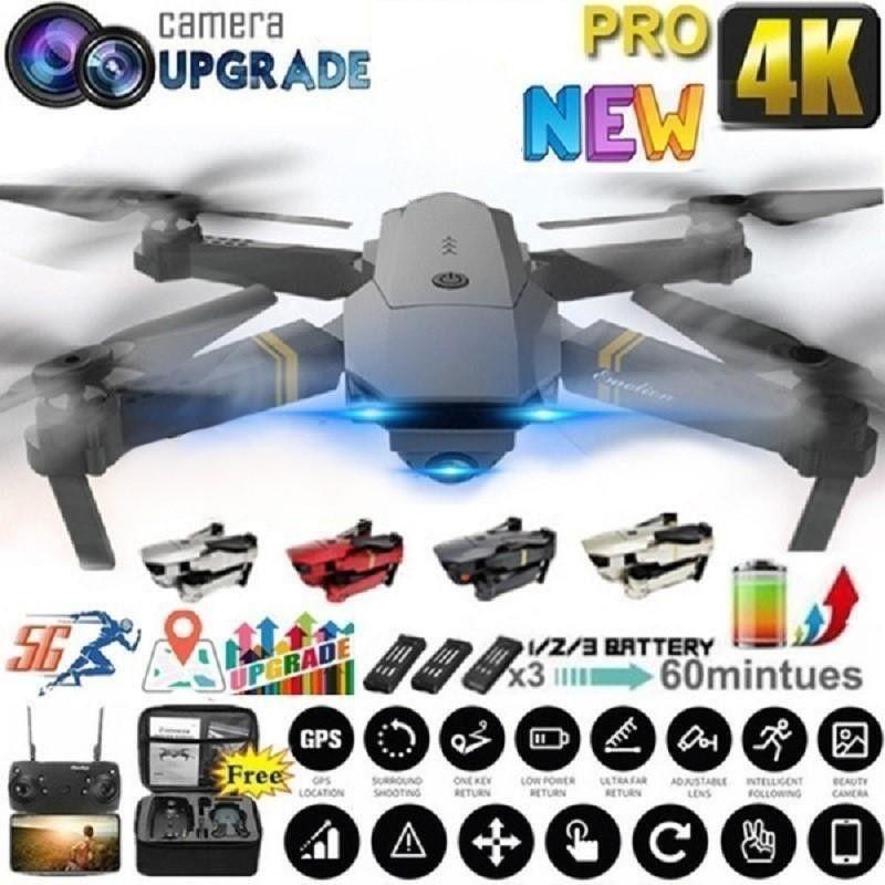 Новый E58 RC Дрон 4K High List/Двойная камера Оптическое позиционирование потока WiFi FPV Вертолет Квадрокоптер Складная антенна Селфи RC Игрушка