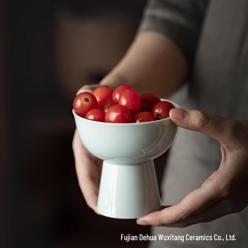 Chinese Ceramic Pedestal Fruit Bowl