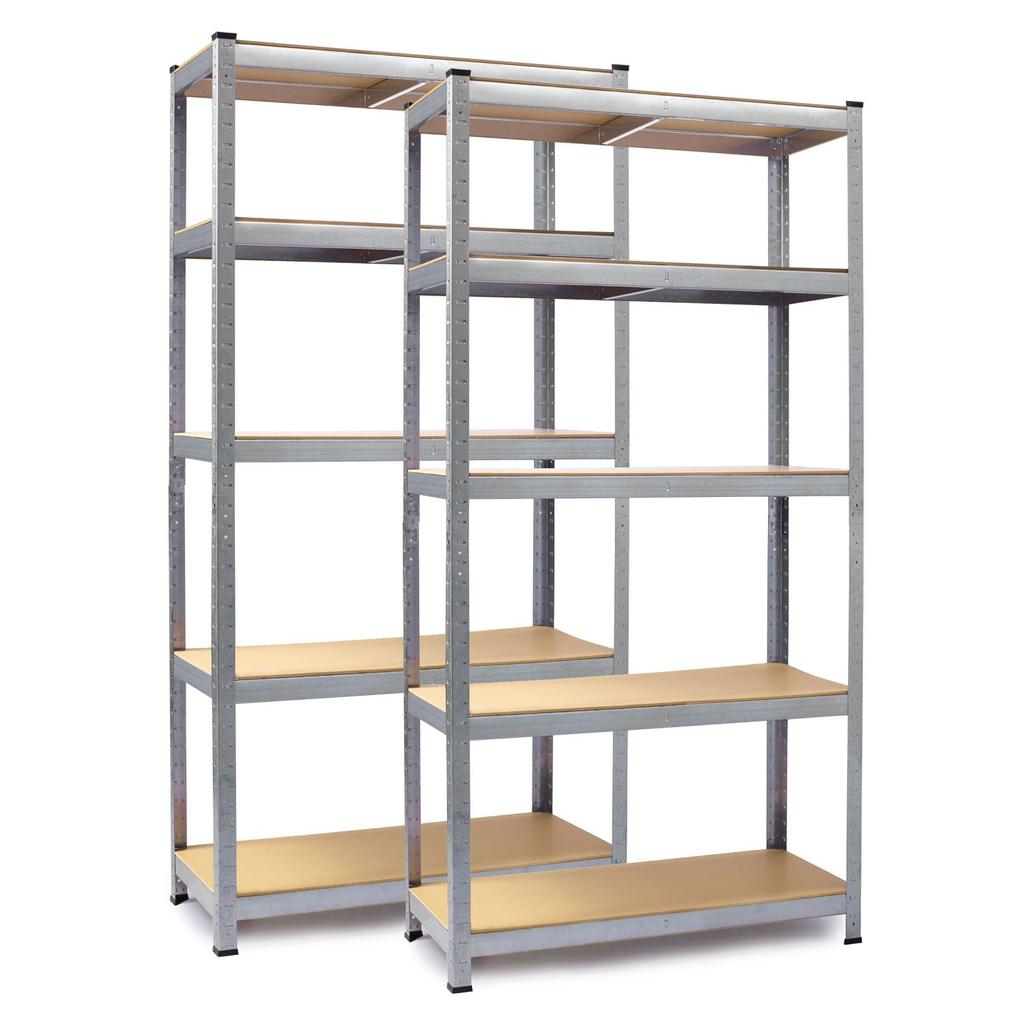 Metal Storage Rack Set Of 2 Pcs 150 X 75 X 30 Cm Humberg Hr-810