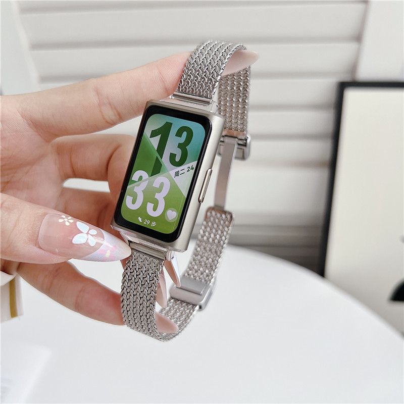 Магнитный Миланский Ремешок Для Умных Часов Huawei Band 11 Браслет Наручный Ремешок Для Huawei Band 11 Pro Металлический Ремешок Аксессуары
