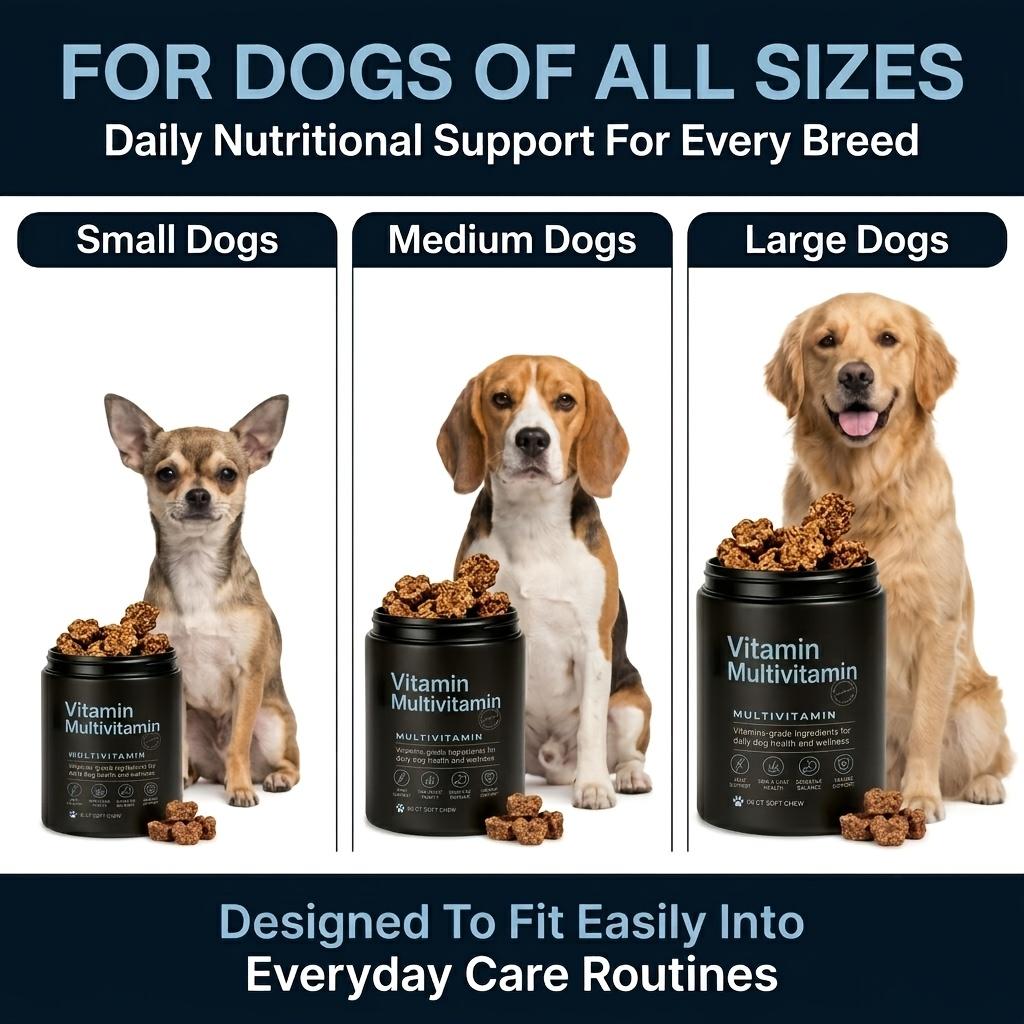 Multivitamin Chewable Tablets for Cats and Dogs