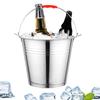 Beer Drinks Ice Tub Champagne Bucket Wine and Chiller Multipurpose Metal Beverage for