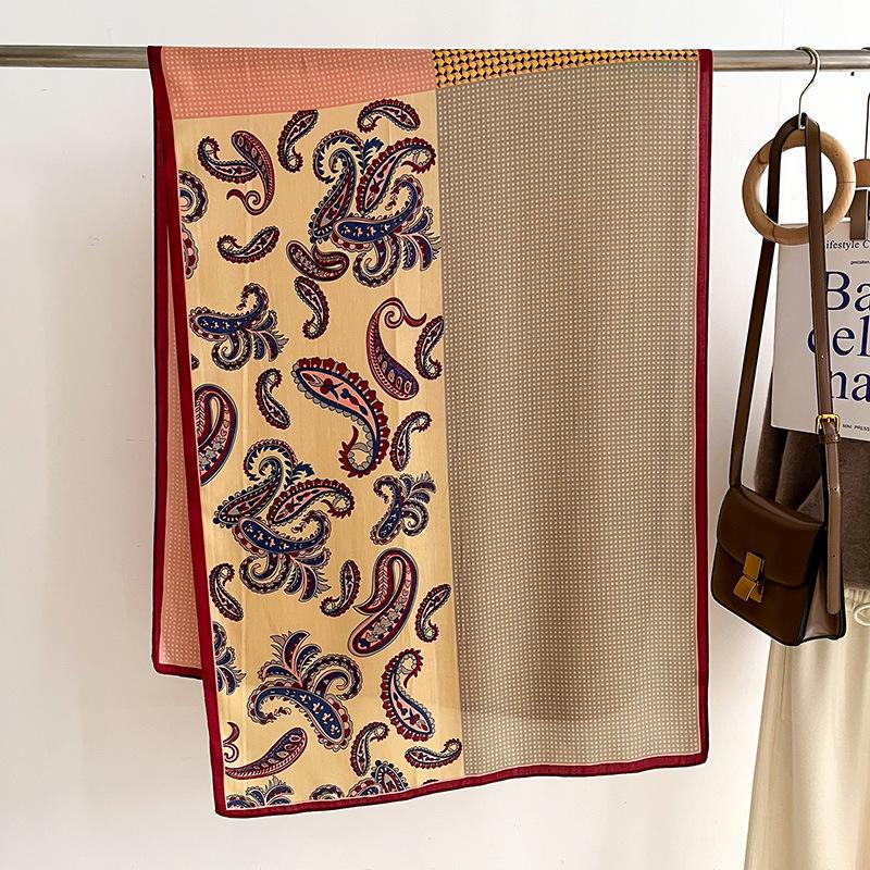 Scarf Silky for Women Spring,silky Head Scarf Dress