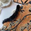 Зимний жилет и длинные брюки для девочек - Комплект из двух предметов в китайском национальном стиле (AWB055)