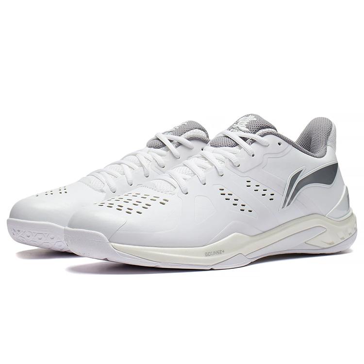 Li Ning Cloud Thunder Низкие Бадминтонные Кроссовки Унисекс Белые AYAS028-2