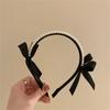 Hair Accessories Pearl Bow Bezel Headwear Hairband Headband Hair Bands Hair Hoop