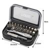 TONE Bit Ratchet Set BRS20 Bit Insert Black Contents 22 Items &6.35mm(1/4")