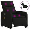 VidaXL Fauteuil de Massage Inclinable Électrique, Chaise de Relaxation avec Dossier et Repose-pied Réglables, Siège de Salon 3206692