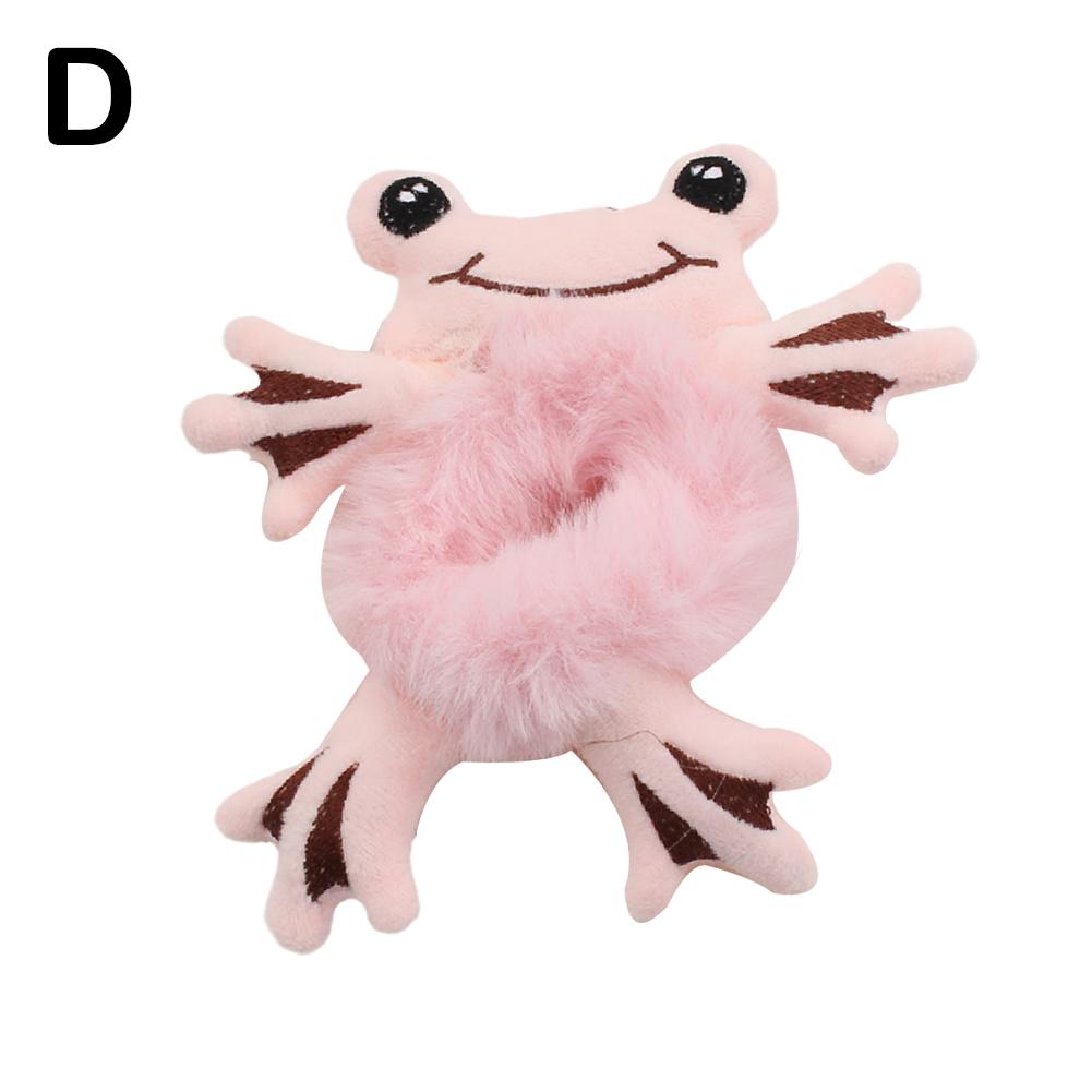 Children Girls Cute Animal Hair Tie Bunny Plush Hair Scrunchie, Plush Bear Hair Rope Rabbit Hair Ties Fluffy Hair Scrunchies