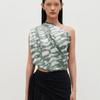 KIMZISU Haze Motif Square Scarf 95 _ GREY