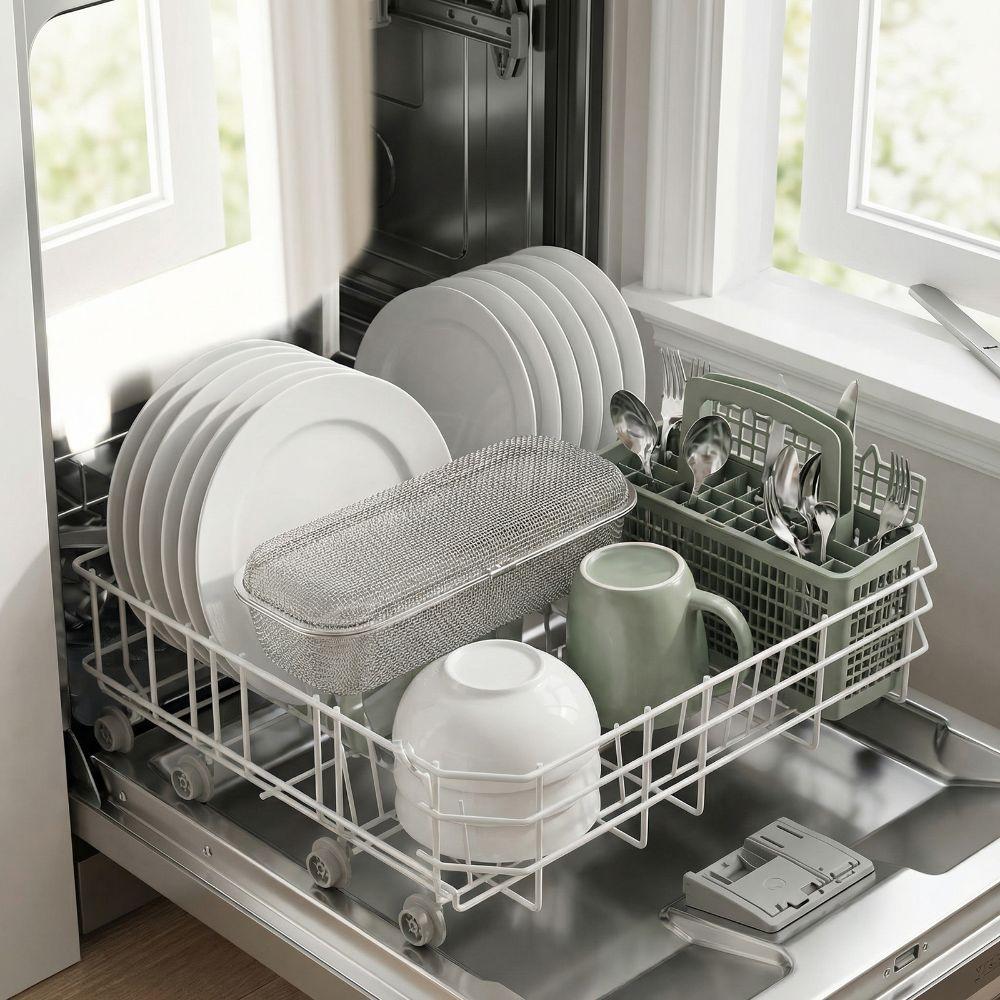 Rectangular Chopstick Basket Fine Mesh Cutlery Holder Dishwasher Basket Family Kitchen