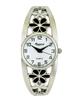 Женские часы-браслет Rapport Flower Bangle Watch 164509 Черные