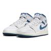 Кроссовки Air Jordan 1 Mid SE GS Industrial Blue Kids White Sail FN7432-141