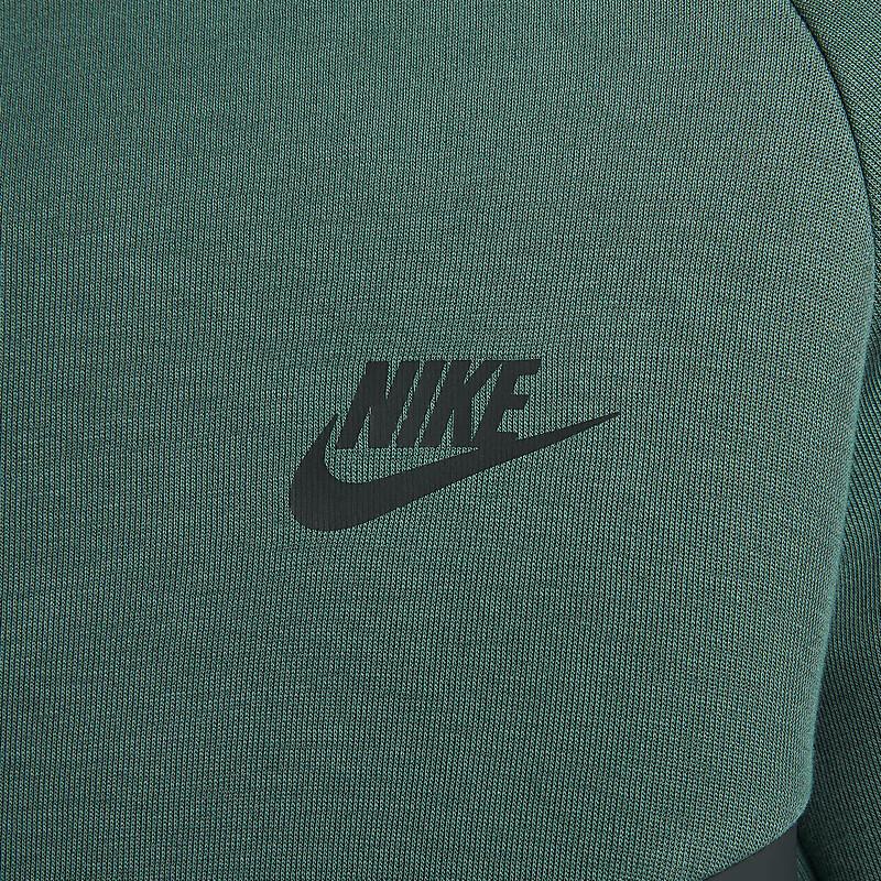 Nike Спортивная куртка Windrunner с капюшоном и полной молнией из материала Tech Fleece, зеленая, мужская, HV0950-338