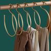 S-shaped Large Hook Hat Closet Hangers Hat Organizer Crossbar Hanging Hooks Towels Scarf Versatile Hanging Hook for Home Storage