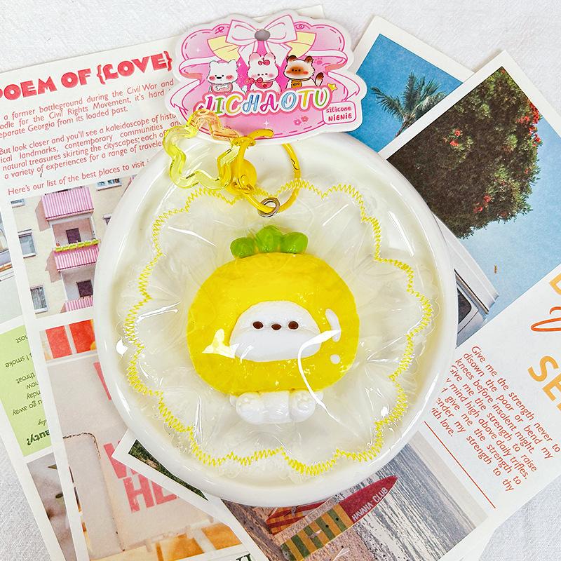 Silicone Fruit Squeeze Toy - Stress Relief and Soft Decompression Tool