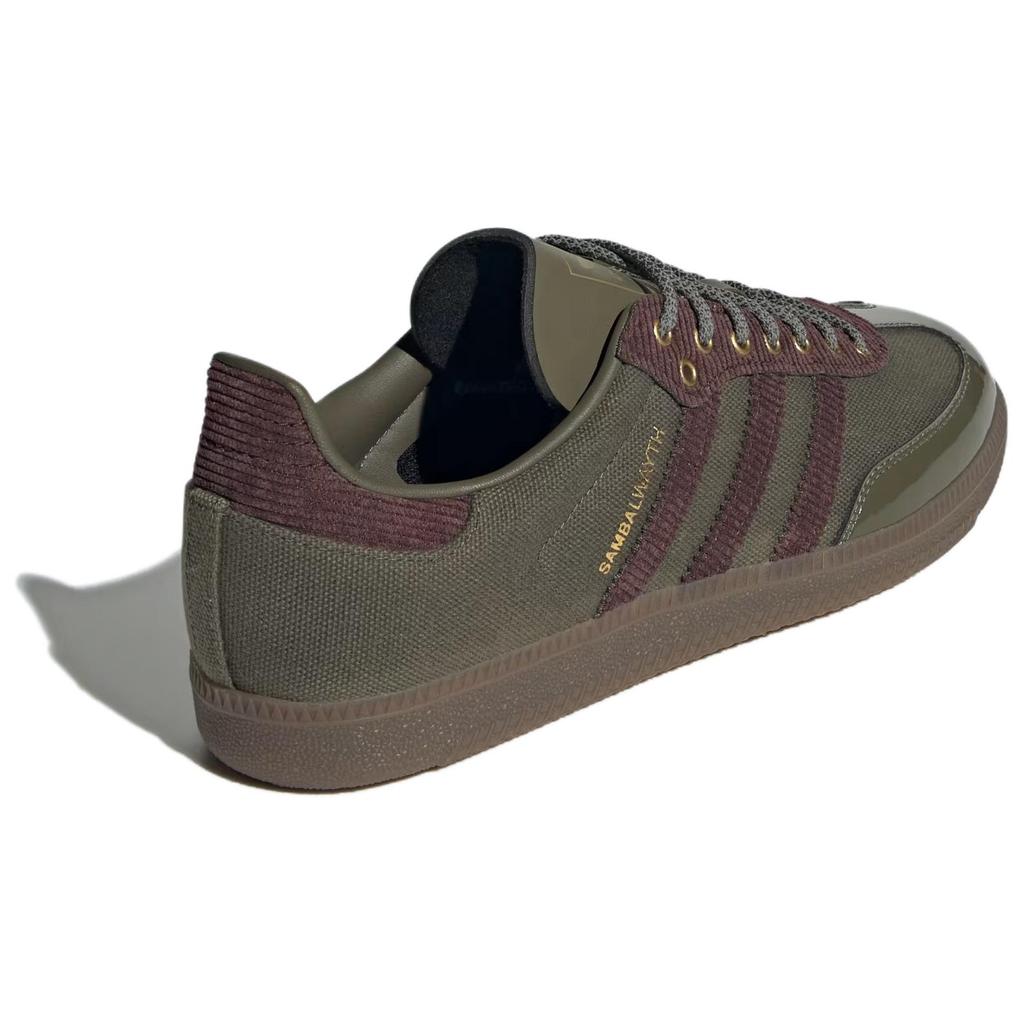 ALWAYTH x adidas Samba Оливковый Страта Мужские Кроссовки Зеленый Тень-Коричневый Матовый-Золотой ID3263