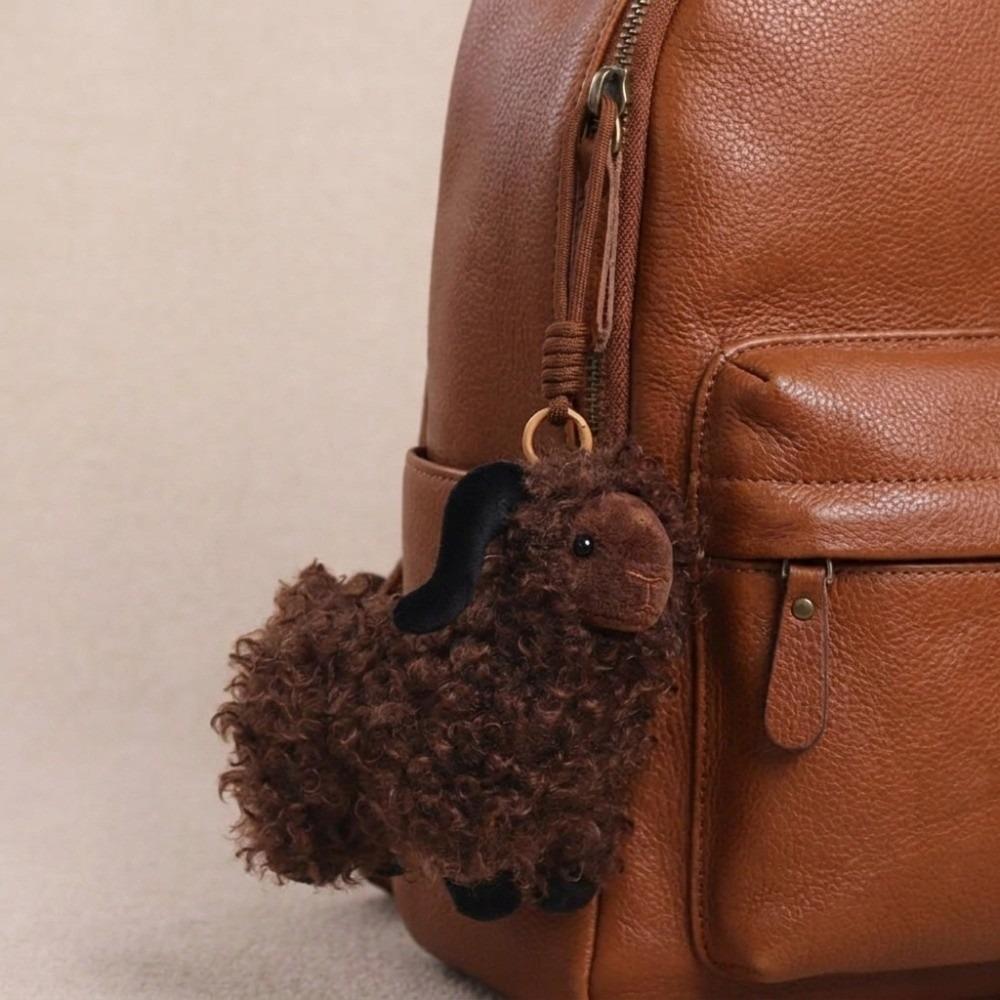 Curly Wool Sheep Pendant Soft Bag Charm Trend Plush Keychain Party Favors