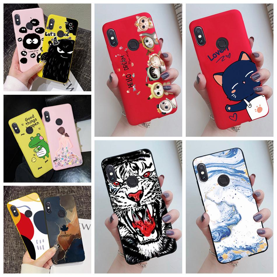 For Funda Xiaomi Redmi Note 5 Case Redmi Note5 Pro Cover Cute Cartoon Cat Silicone Phone Case For Xiaomi Redmi Note 5 5Pro Etui