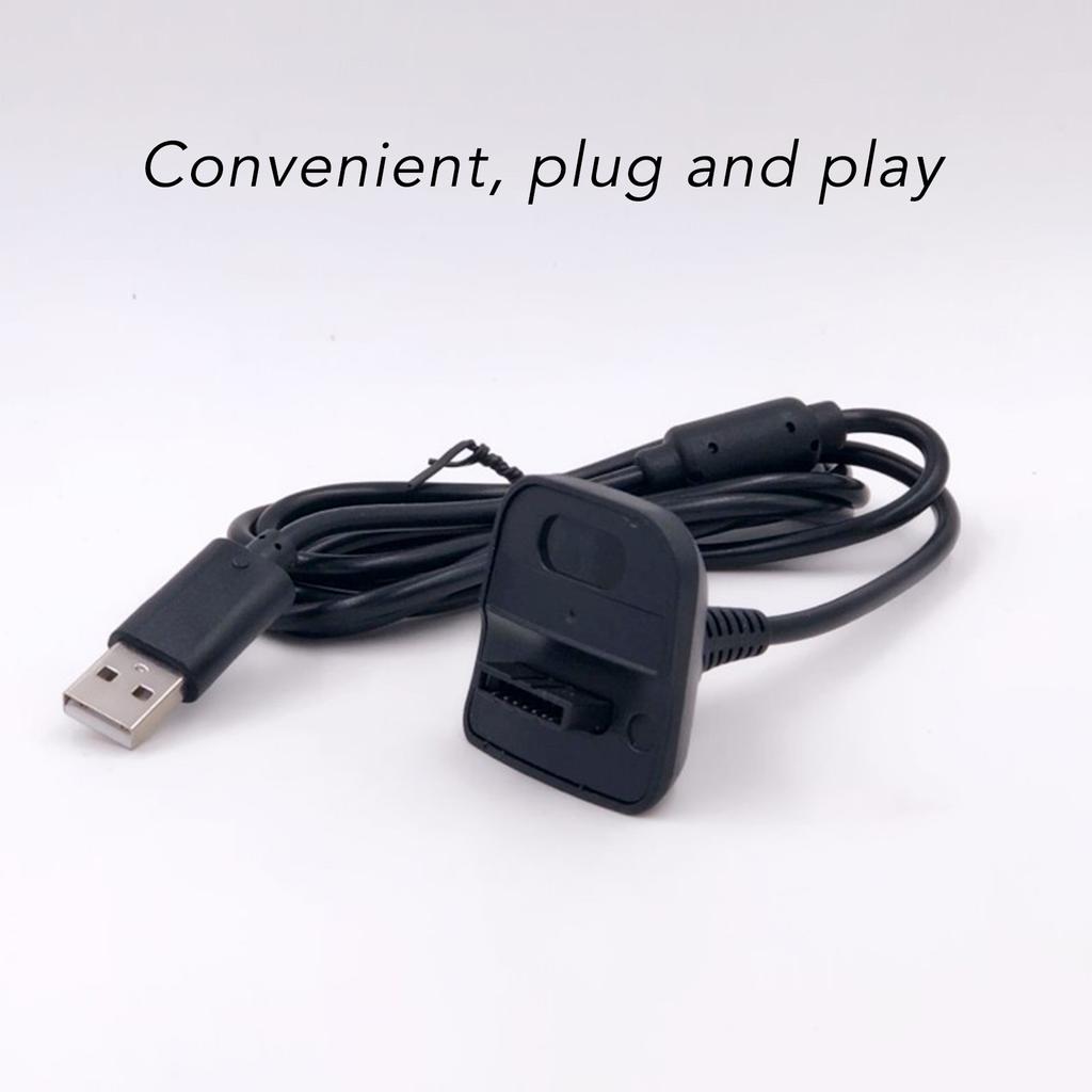 Зарядный кабель для Xbox 360 ПВХ Plug and Play USB-кабель для зарядки с магнитным кольцом для Xbox