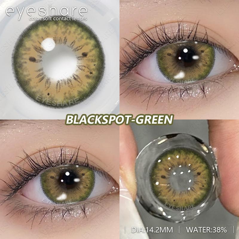 EYESHARE Colored Contact Lenses Blue Natural Contact Lenses Green Fashion Contact Lenses Pink Makeup Colored Soft Lenses 1 Pair