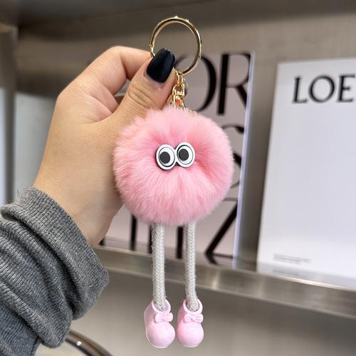 Милый мех кролика рекс, подвеска-брелок для автомобиля, плюшевая школьная сумка, подвеска в виде знаменитости, подарок.