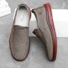 Тканевые туфли мужские весенне-осенние дышащие льняные мягкая подошва из говяжьей кожи повседневные туфли нескользящие удобные туфли для папы