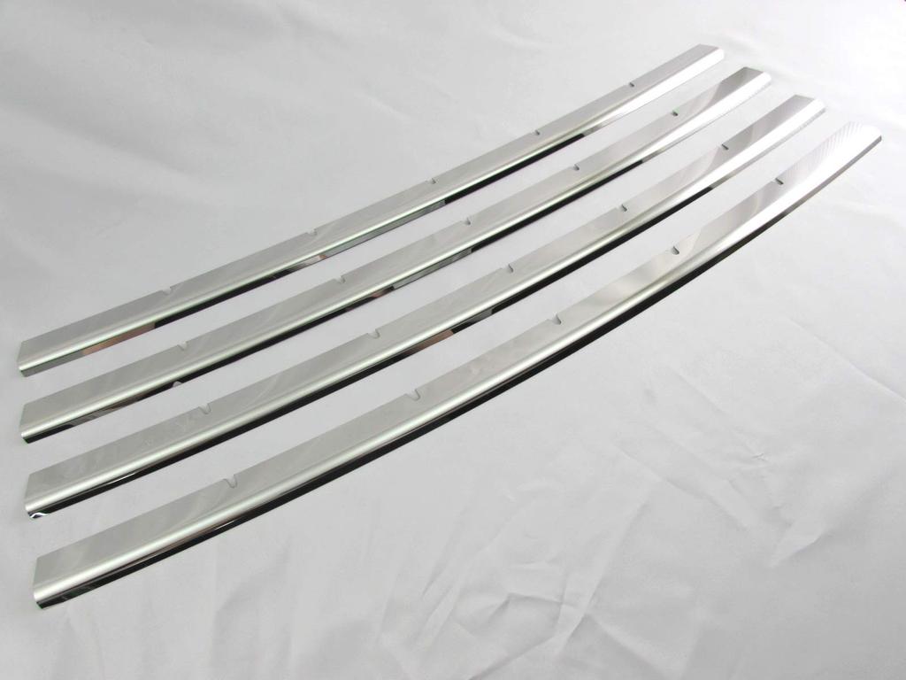 BRIGHTZ Finish Stainless Steel Plated Front Bumper Moulds for the Solio Bandit MA15S Also includes front and lower grille moulds for the MA and 15