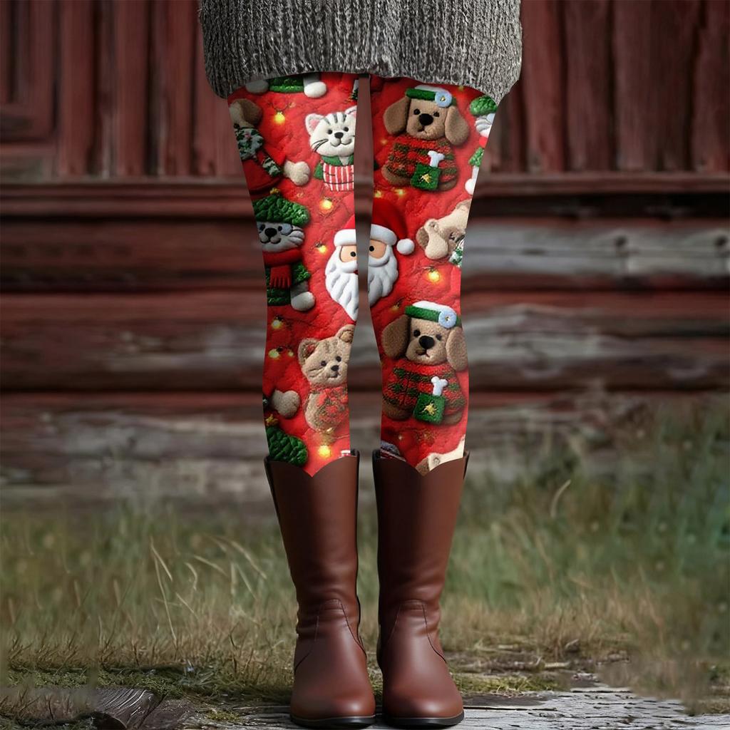 Женские повседневные модные уличные брюки для йоги с принтом на Хэллоуин, облегающие эластичные укороченные брюки