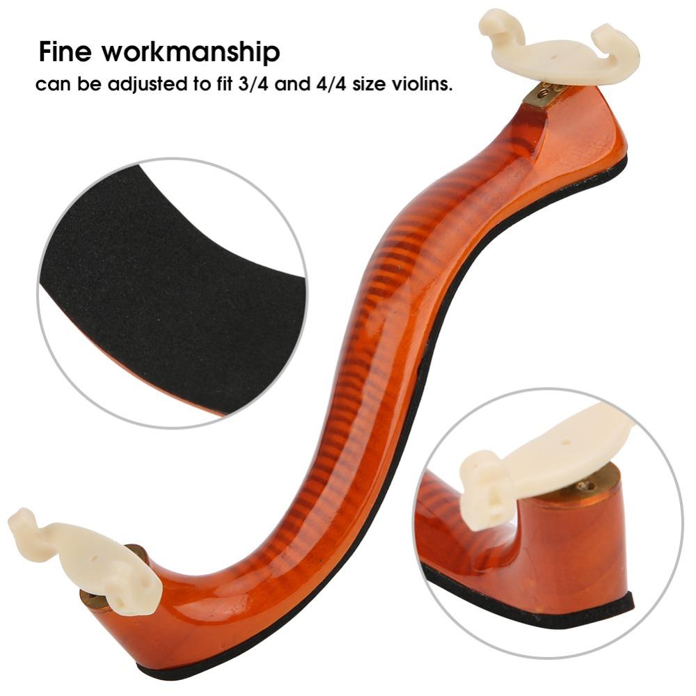 Wood Color And Black Color Musical Instrument Accessory For Violin Players