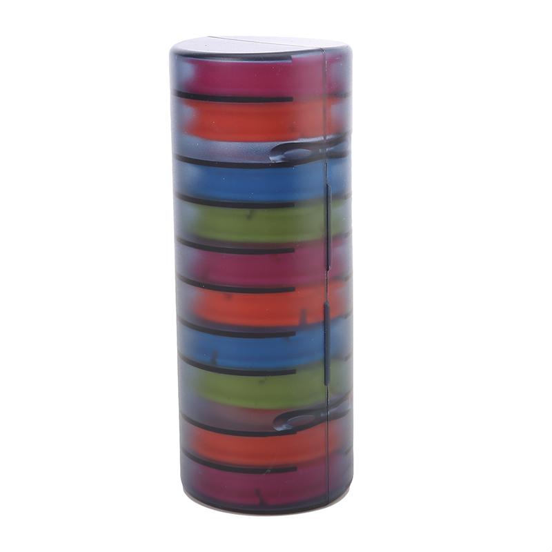 Creative Colorful Mainline Box Silicone Fishing Line Spools Mainline Box Double Rainbow Large Spools Box