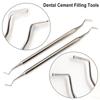 Стоматологический пластиковый шпатель для цементного наполнителя, инструмент для наполнения, шпатель для цементного наполнителя, двойной конец, лабораторный лабораторный инструмент, инструмент