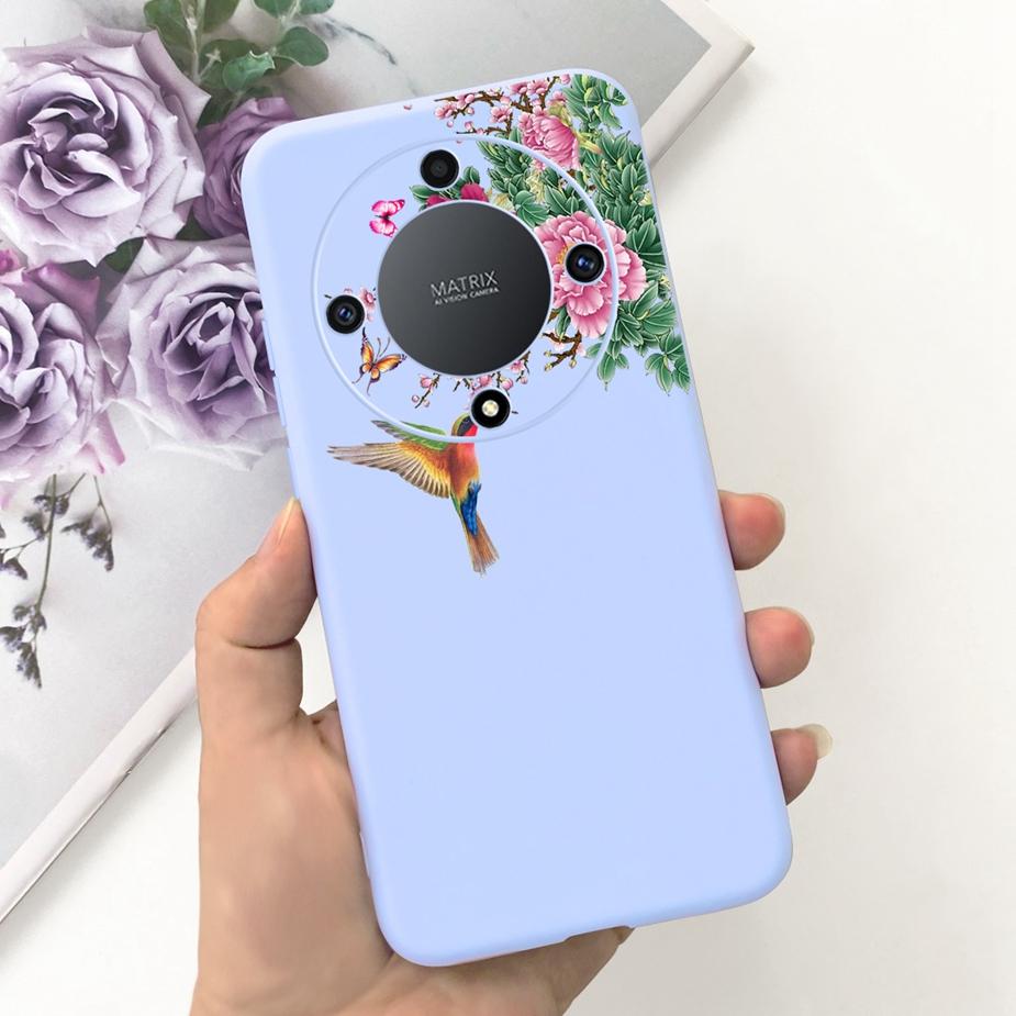 Чехол для Honor Magic6 Lite Чехол для Honor X9b Красивые Девушки Подсолнух Мягкий Силиконовый Чехол для Телефона Для Honor Magic6 Lite HonorX9b Бампер