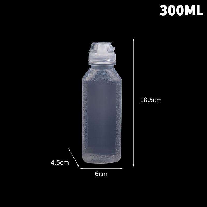 300/500/1000 мл Кухонная бутылка для масла Пластиковая бутылка для приправ с дозатором для салата, соуса барбекю, контейнеры для приправ, кухонный инструмент