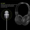 VAORLO Беспроводные наушники с Bluetooth, ЖК-дисплей, HiFi HD музыка с микроподдержкой TF/SD, воспроизведение для всех смартфонов
